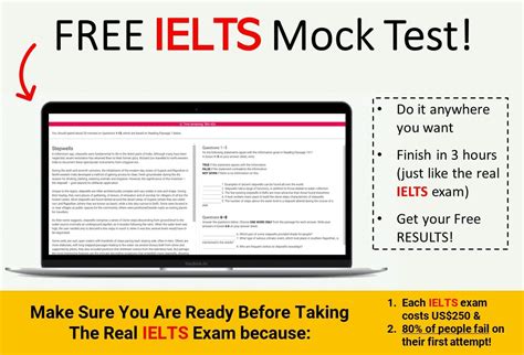 ielts mock test online with score